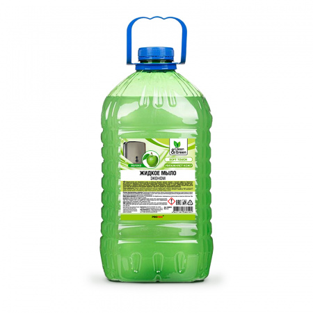 Жидкое мыло эконом (Яблоко) 5 кг Clean&Green CG8010 фото 1
