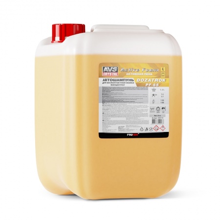 Автошампунь для б/к мойки "Active Foam" (1:4-7) 23 кг AVS DOZATRON PF-65 фото 1